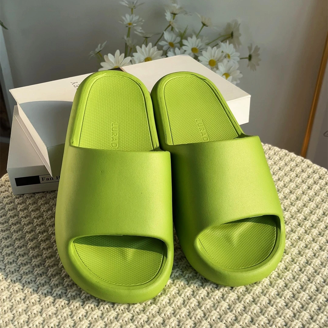 居家用浴室洗澡拖鞋女夏季情侣加厚底简约防滑软底凉拖鞋男