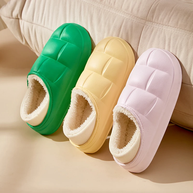 2024秋冬新款EVA棉鞋情侣时尚居家外穿鞋包跟保暖防滑防水可外穿