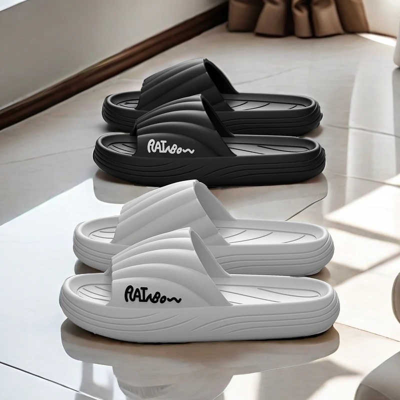 靓蒂芬新款拖鞋女外穿居家厚底夏季软底浴室洗澡防滑轻便凉拖鞋男