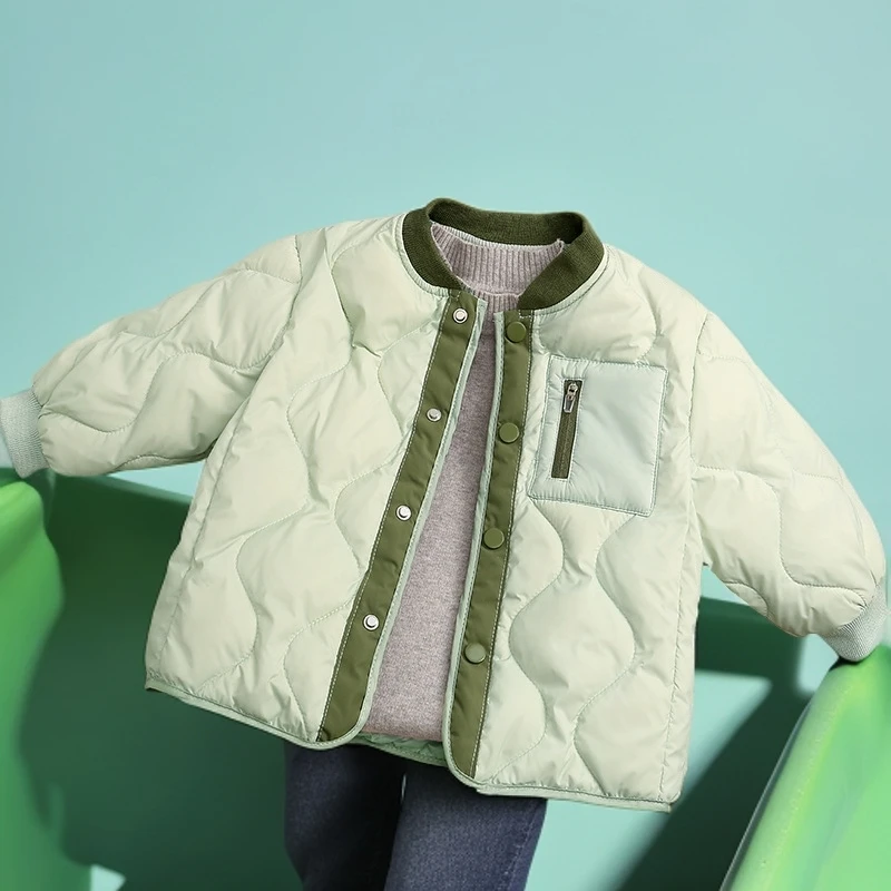 儿童羽绒内胆短款冬季男童女童宝宝羽绒服内胆中小童秋冬保暖外套