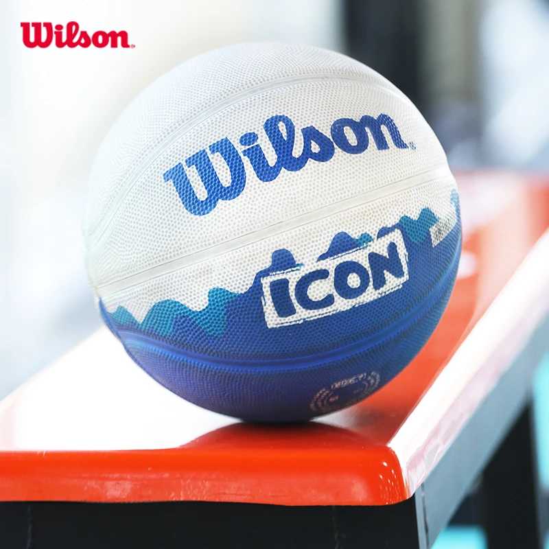 Wilson威尔胜ICON篮球室外橡胶水泥地耐磨5号7号儿童小学生篮球