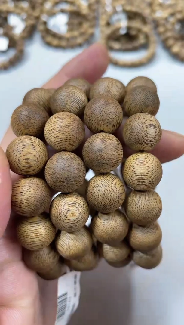 【闪购商品】沉香手串P33圆珠单圈鹧鸪斑1.3多样发其一