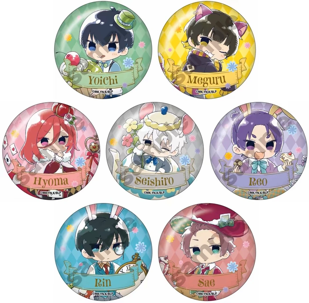 蓝色监狱/ 爱丽丝梦游仙境 Q版徽章吧唧 （单领）