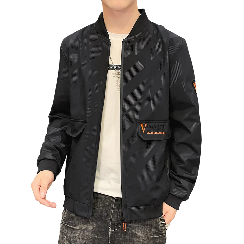 GT-J202435男士立领夹克衫运动商务休闲时尚直筒外套