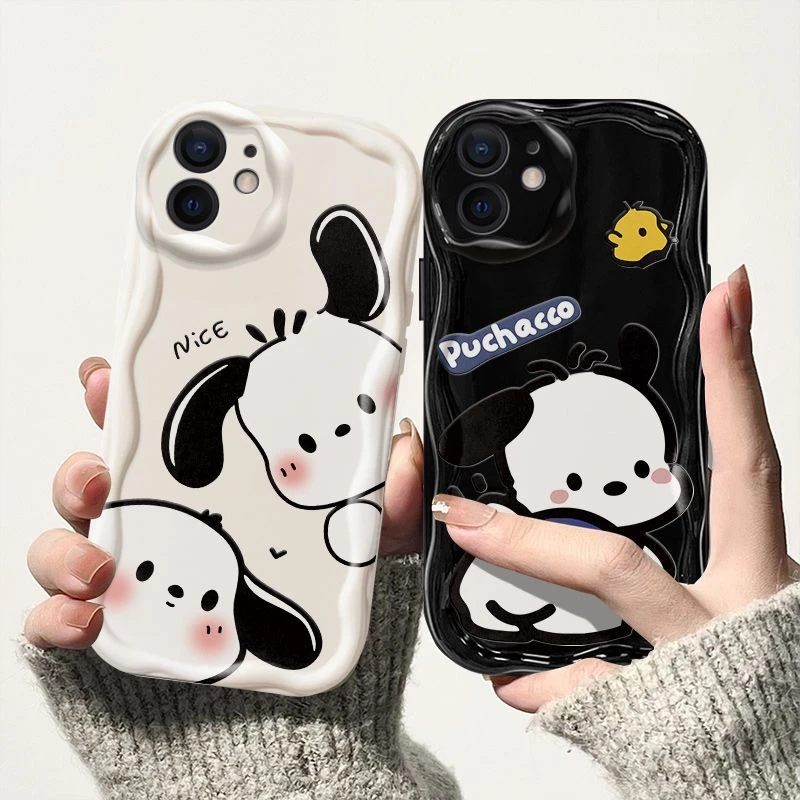 适用于【苹果/华为/oppo/vivo/小米】奶油壳卡通情侣帕恰狗手机壳