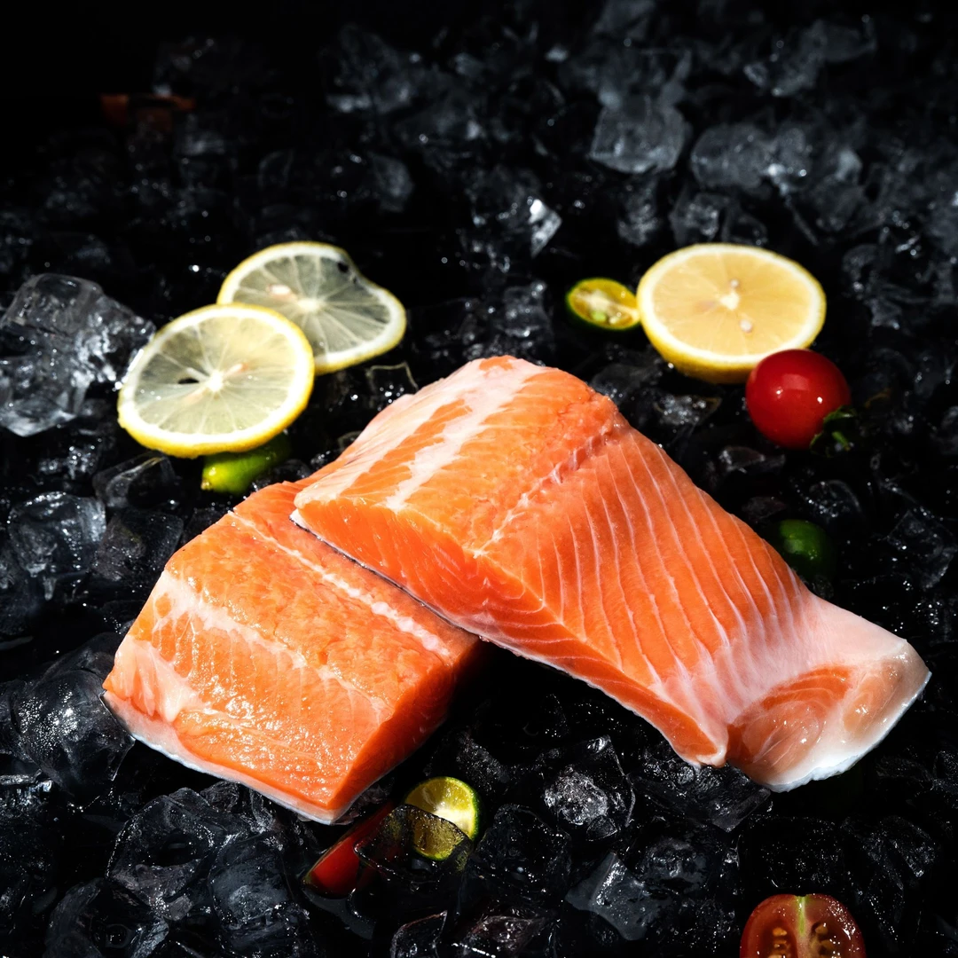 【生鲜品】新疆三文鱼鱼柳虹鳟700g/盒 新疆海鲜鱼肉好吃