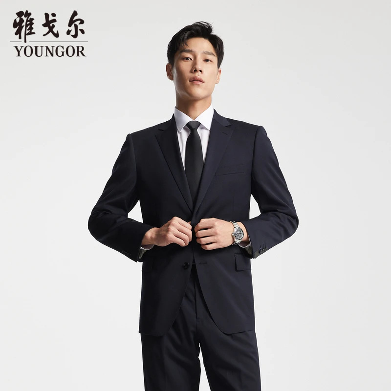 【95绵羊毛】雅戈尔西服男士西装休闲商务套西VOTX29050上衣