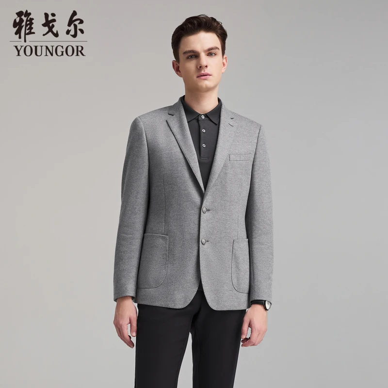 雅戈尔西服男士2024秋冬休闲西服225143