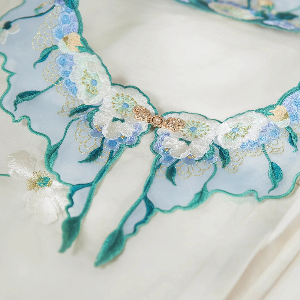 钟灵记碧琉璃云肩单件