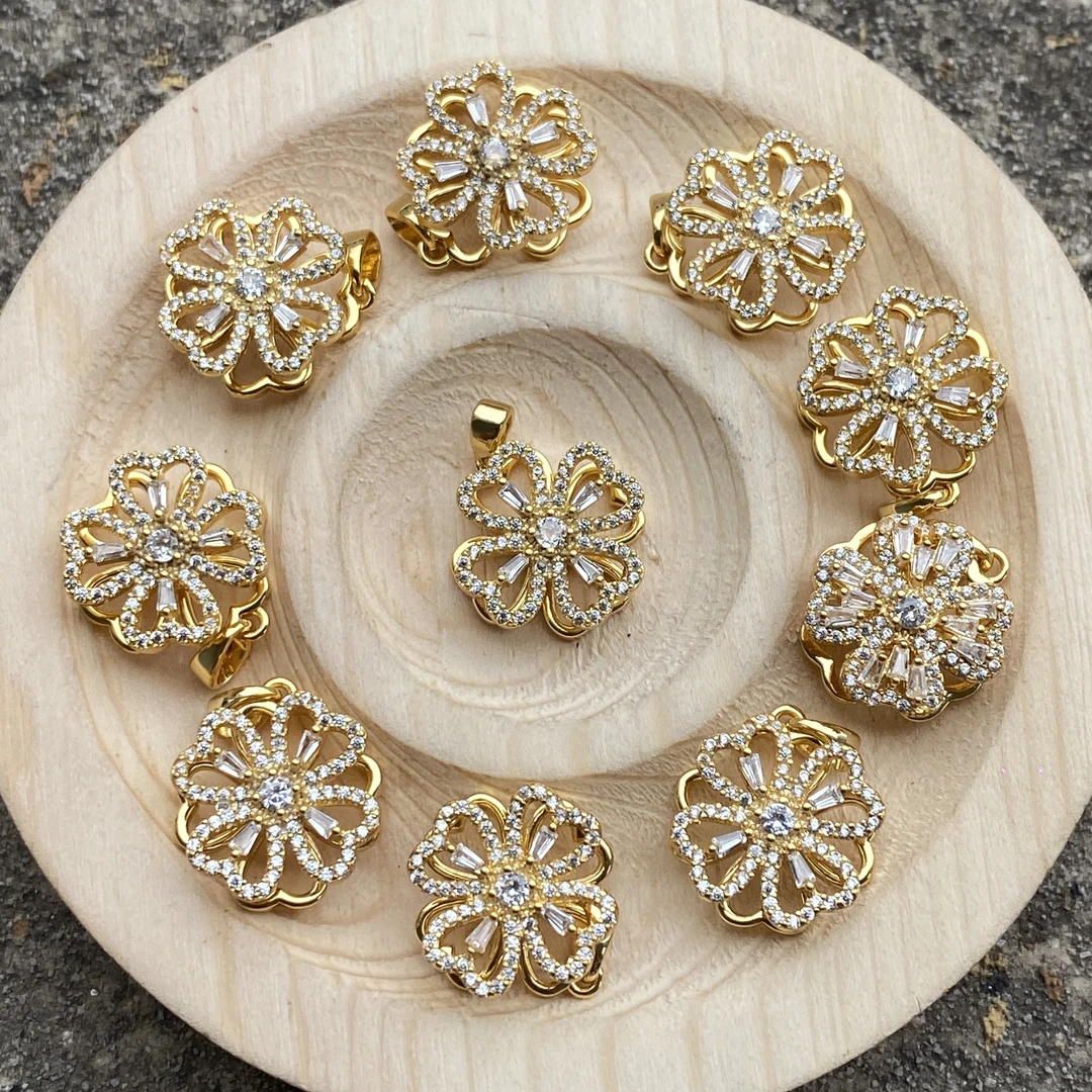 DIY手工18k高保铜合金锆石工艺配件九字针T字针球针等金属串珠配