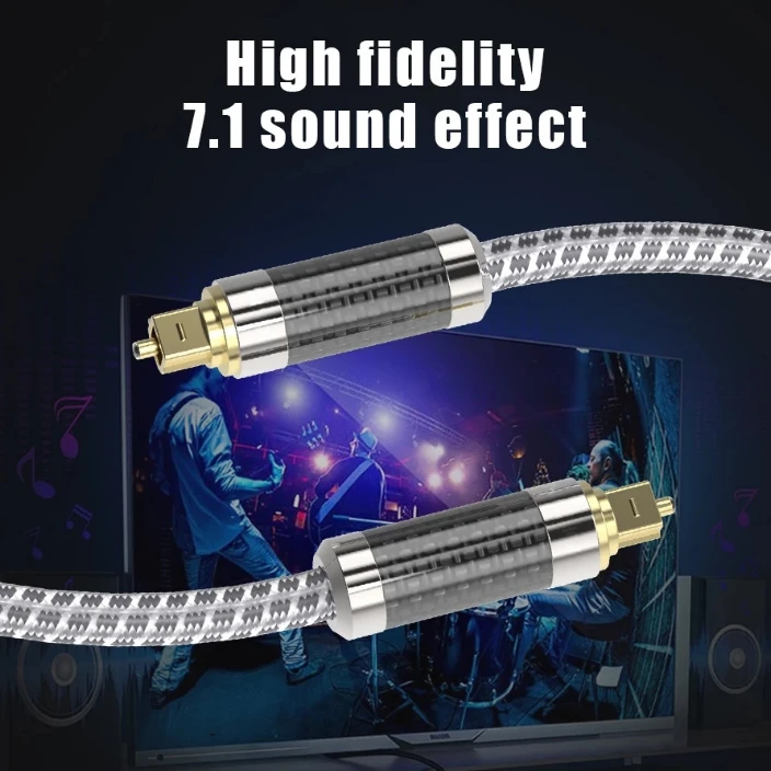 光纤音频线功放dvd音响音箱输出线碳纤维数字光纤音频线通用车载