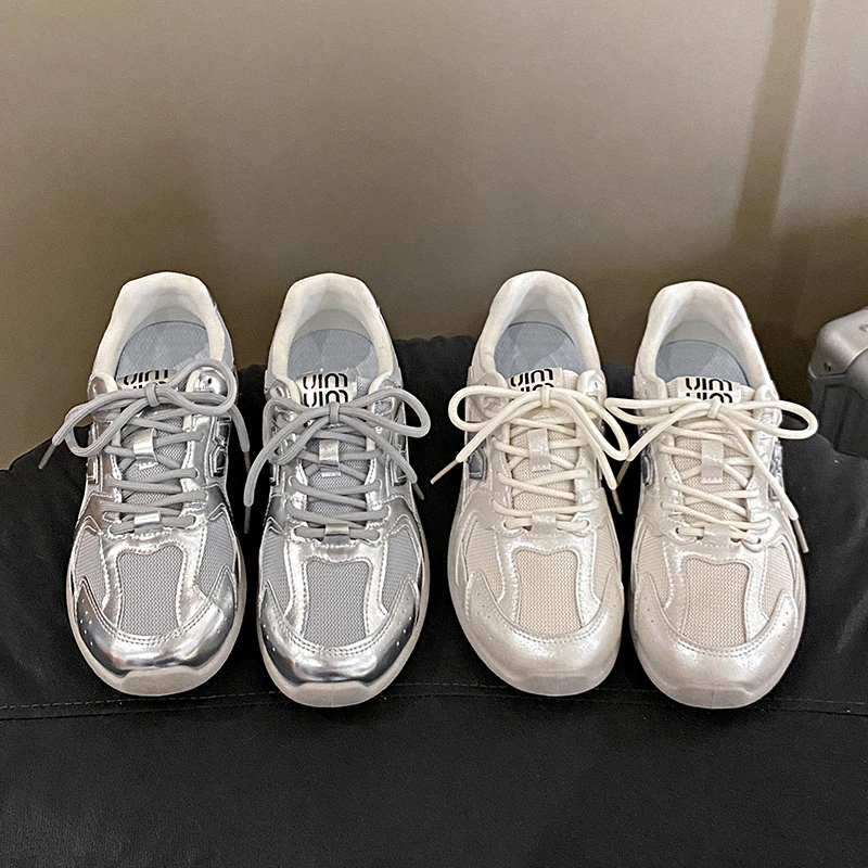 网面透气阿甘鞋女2024夏季新款防滑休闲德训鞋百搭运动跑步鞋