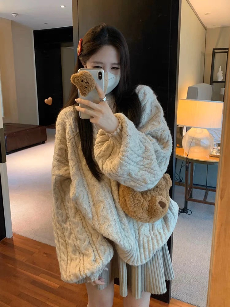 【X71-X140】精品针织开衫毛衣秋冬时尚厚款