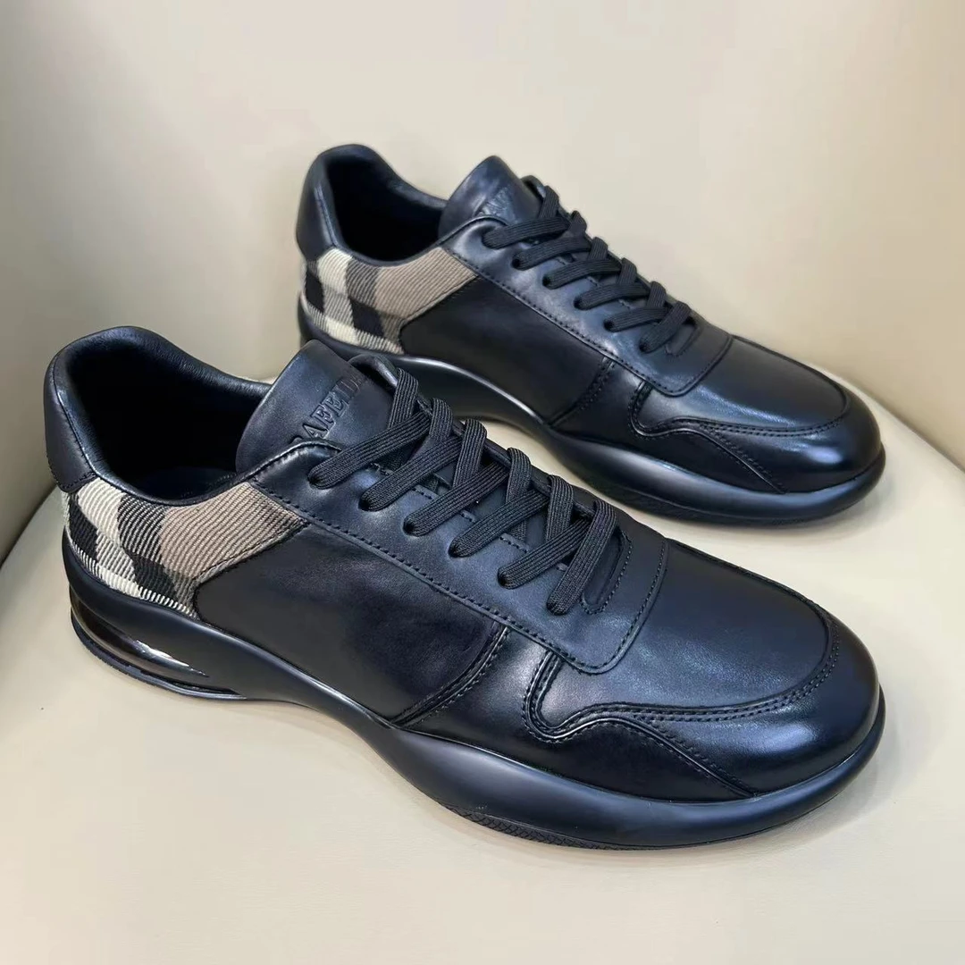 广州手工男鞋春夏新款百搭休闲男鞋透气轻便13-26