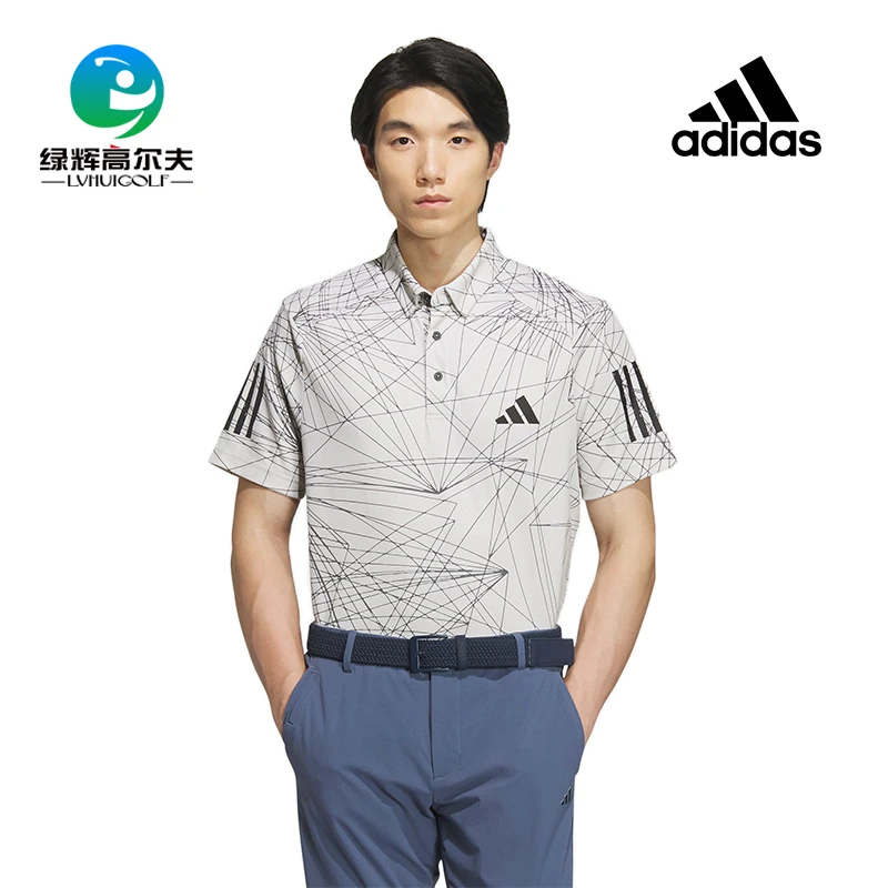 adidas/阿迪达斯高尔夫男士短袖休闲POLO衫golf运动透气速干T恤衫