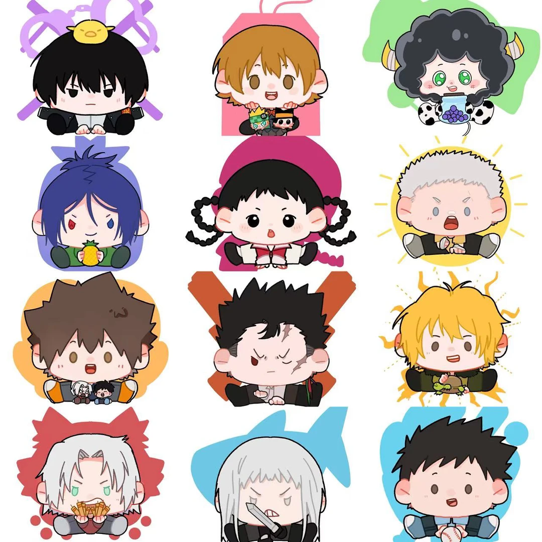 【代拆】卡通亚克力对对碰 （拍一发八灯牌+1）