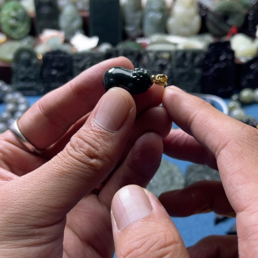 【闪购商品】和田玉貔貅银S925镶嵌