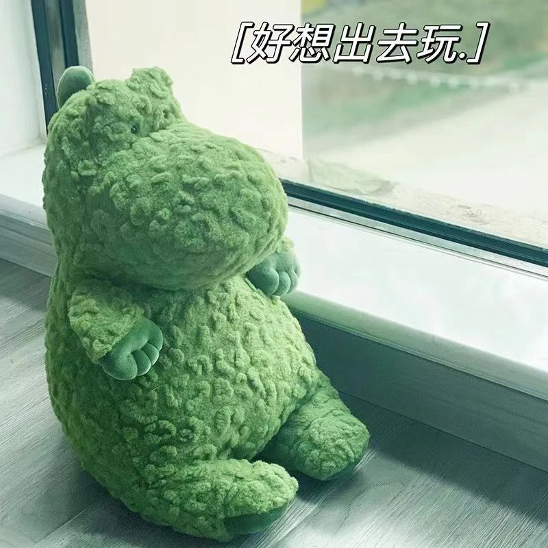 【爱宝】恐龙毛绒玩具公仔玩偶睡觉抱枕绿色小可爱送女友闺蜜礼物