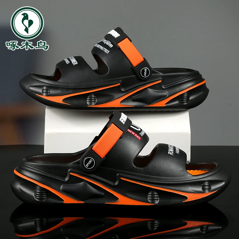 啄木鸟凉鞋男款夏季透气防滑厚底两用凉拖男士海边运动涉水沙滩鞋