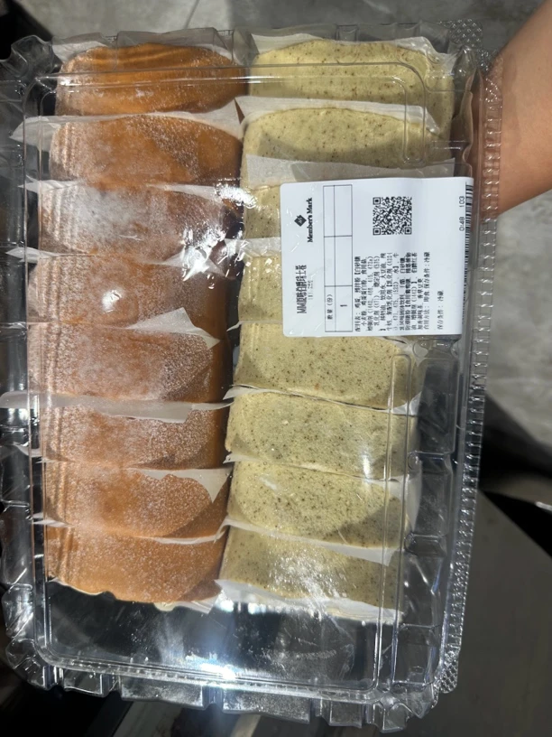 山姆瑞士卷 原味一个 伯爵红茶一个