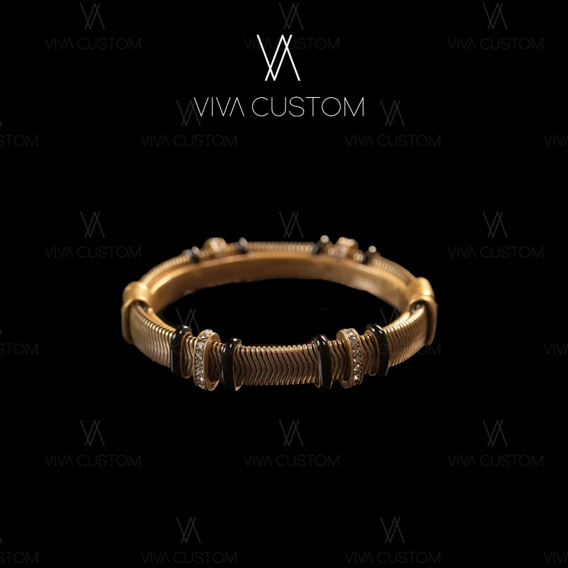 铜合金合成锆石手镯 (昨日重现系列)大气简约奇幻繁星手镯