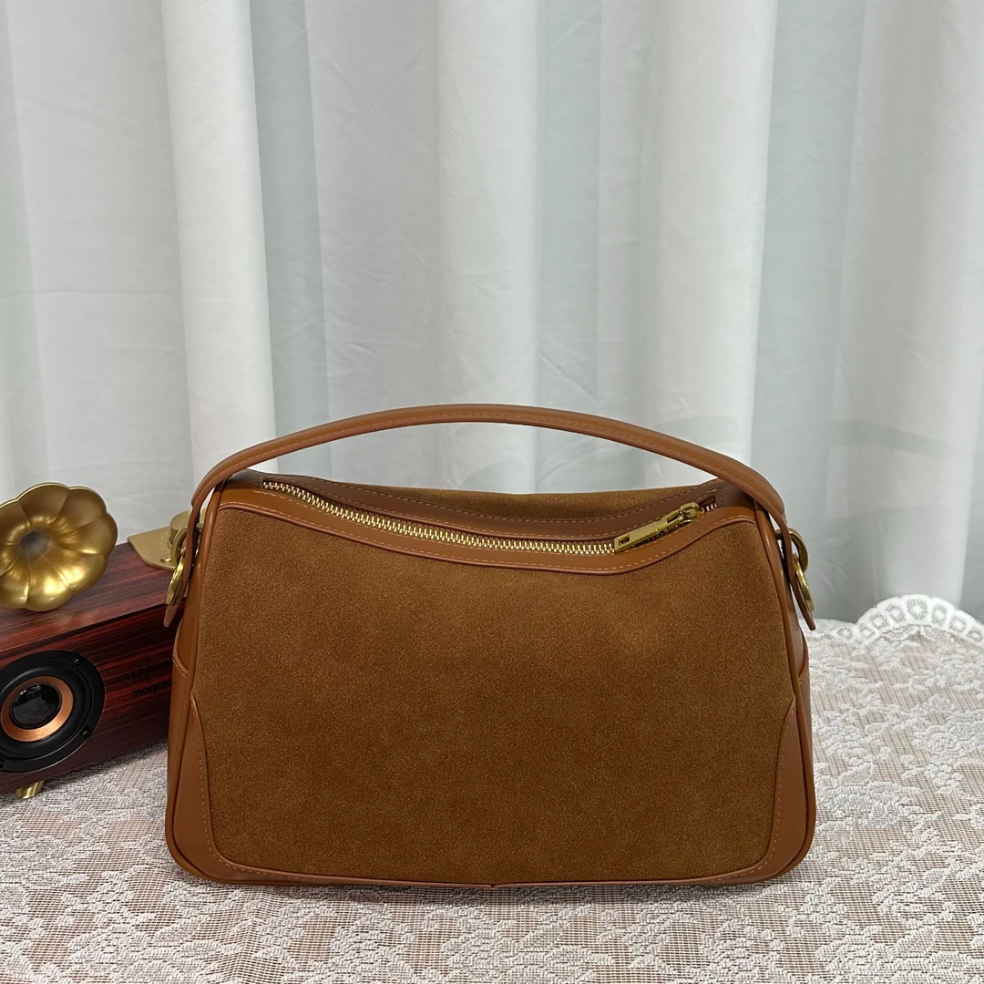 YAY时尚大容量枕头包2024秋冬新款单肩百搭斜跨包E1072