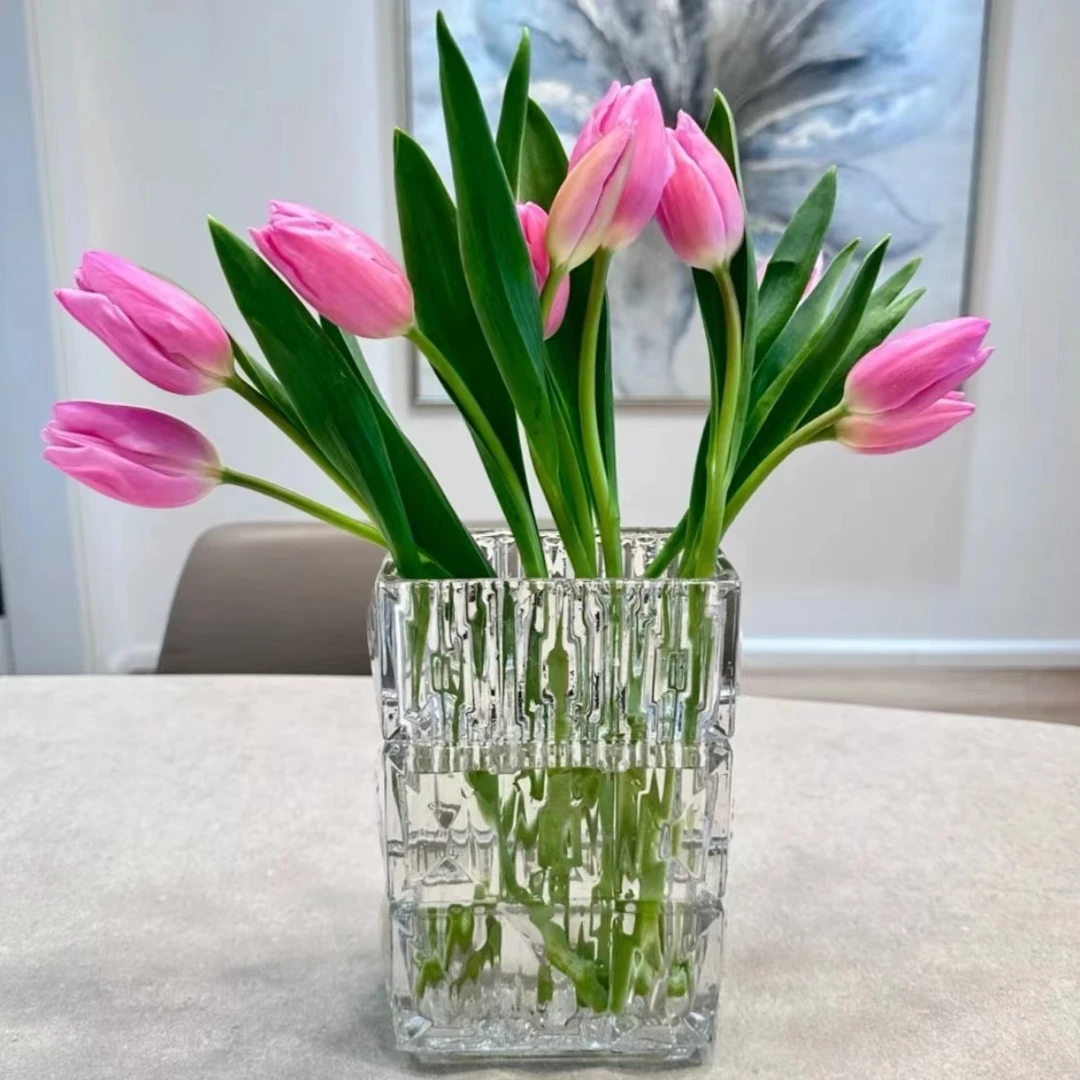 百艺鲜花-郁金香新粉（东北辽宁鲜花产地直发京东包邮）粉色无球