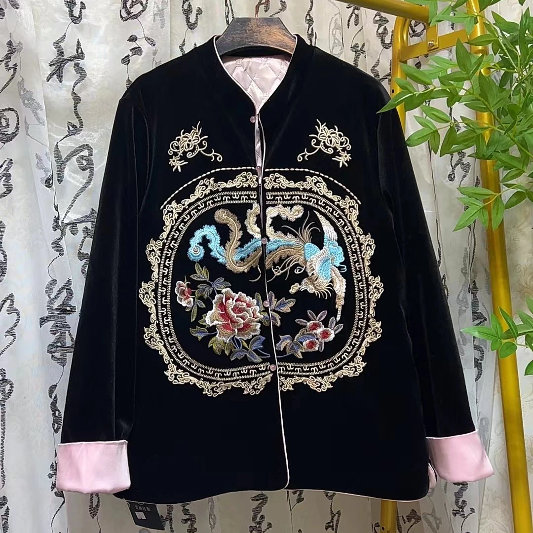 大聪国风新中式加棉外套缺码断码棉服