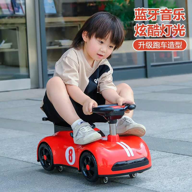 婴贝虎超大款宝宝礼物带蓝牙扭扭车溜溜车扭扭车儿童1-3岁防侧翻