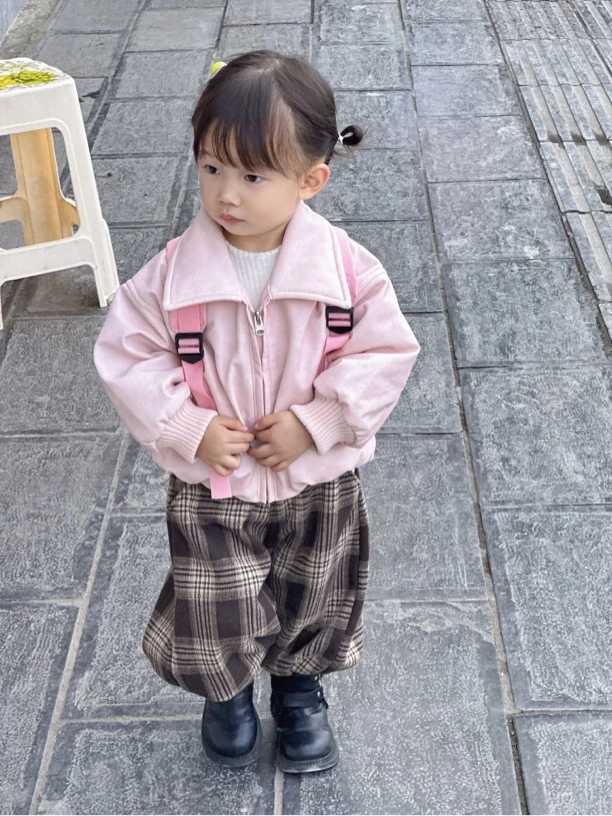 小童加棉皮衣冬款