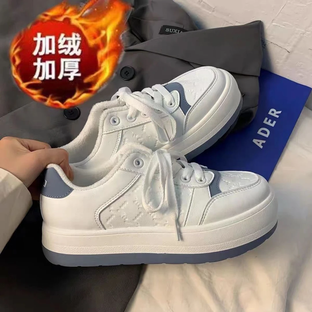 小众原创设计板鞋女棋盘格is潮春秋厚底板鞋女百搭运动休闲帆布鞋