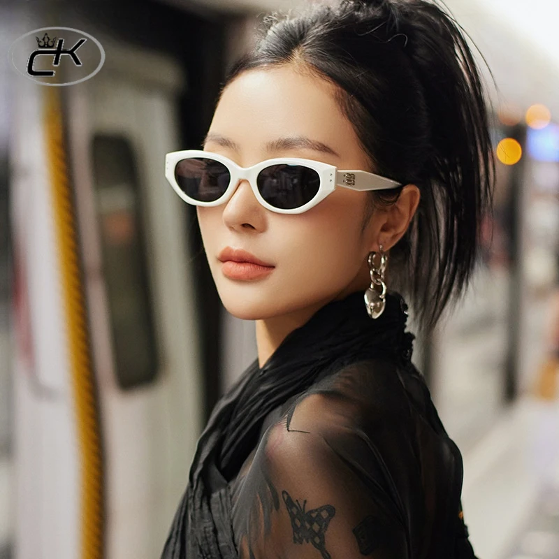 ck正品新款女士TAC偏光太阳镜ins风小框潮流街拍墨镜遮阳防晒墨镜