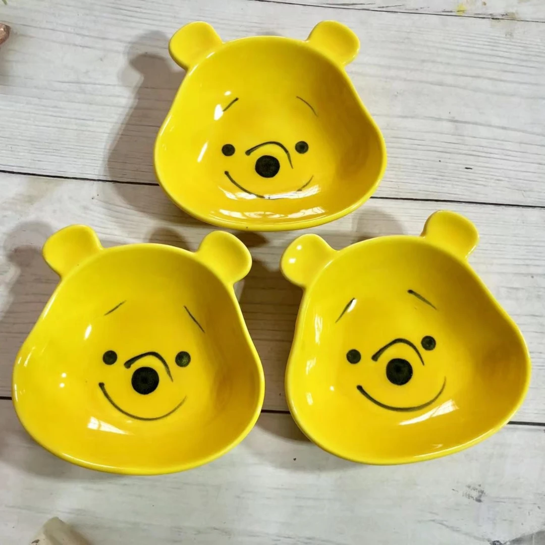 （粉丝福利）卡通威尼熊小碟子(3个装)