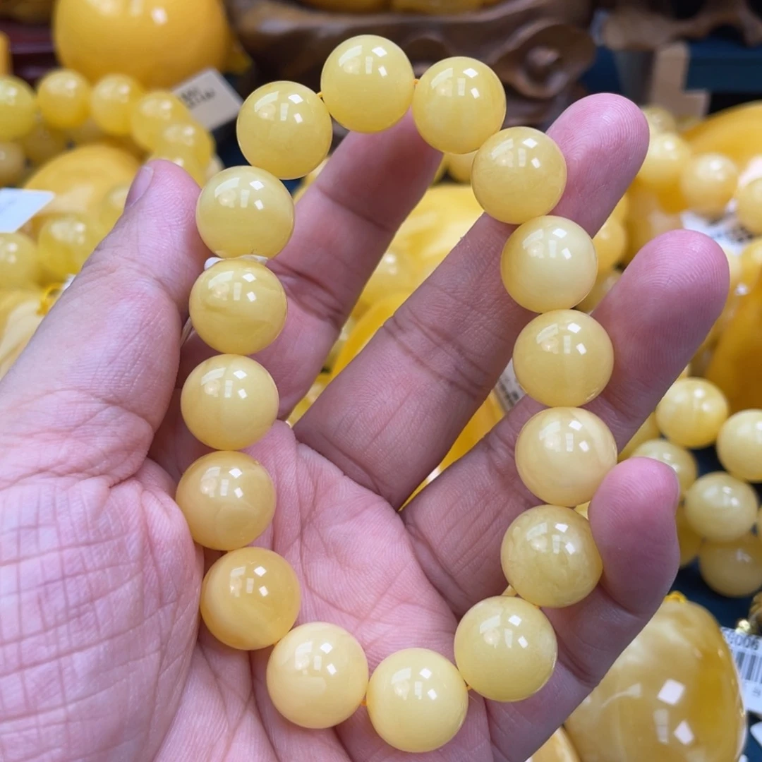 琥珀裸石未镶嵌琥珀蜜蜡12m m