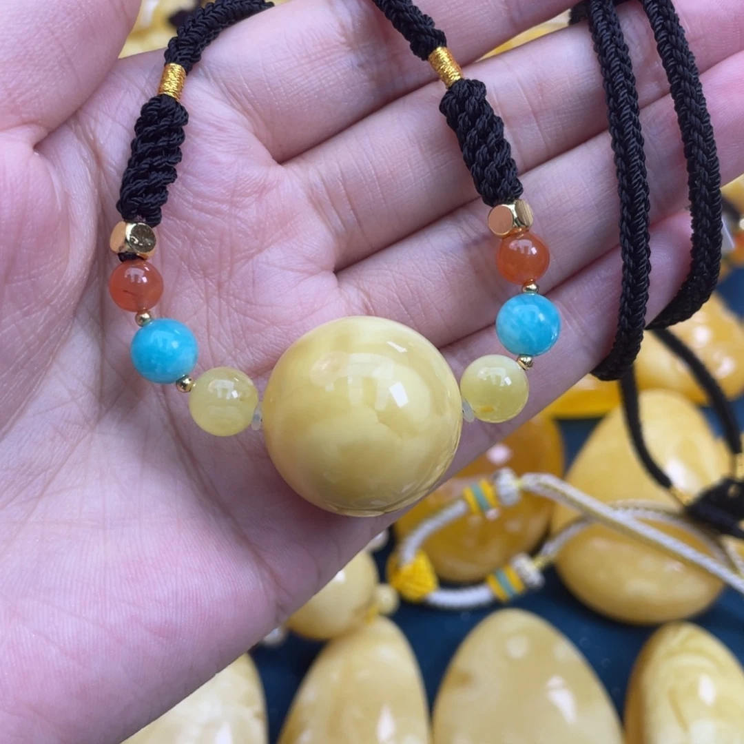 琥珀裸石未镶嵌琥珀蜜蜡w 2