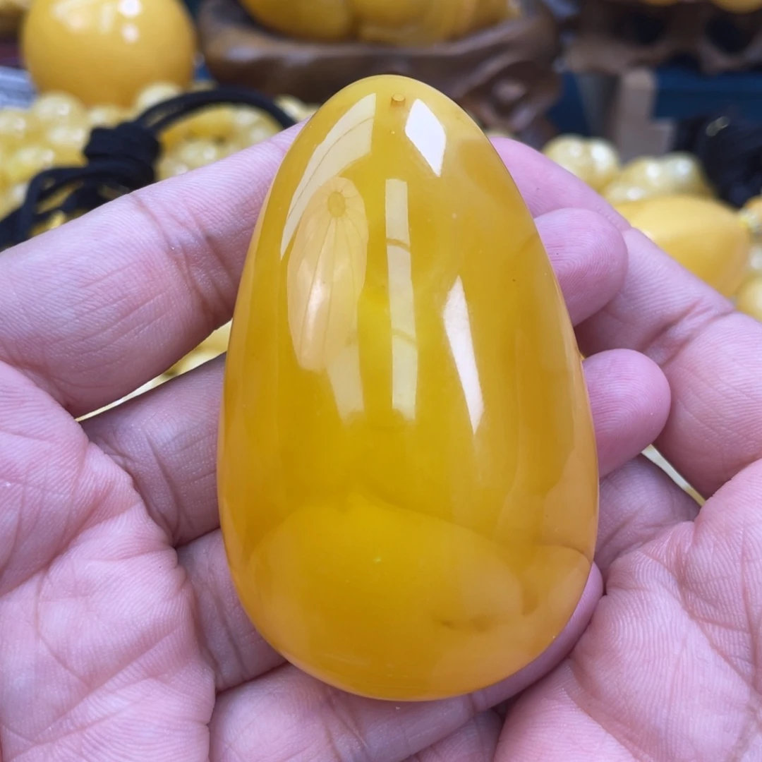 琥珀裸石未镶嵌琥珀蜜蜡