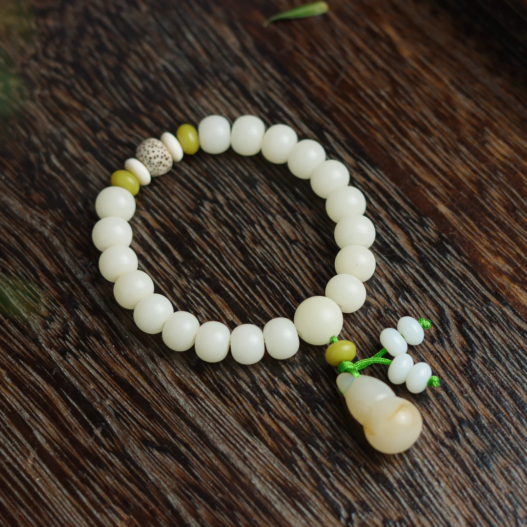 菩提根老型珠葫芦复古文玩手串