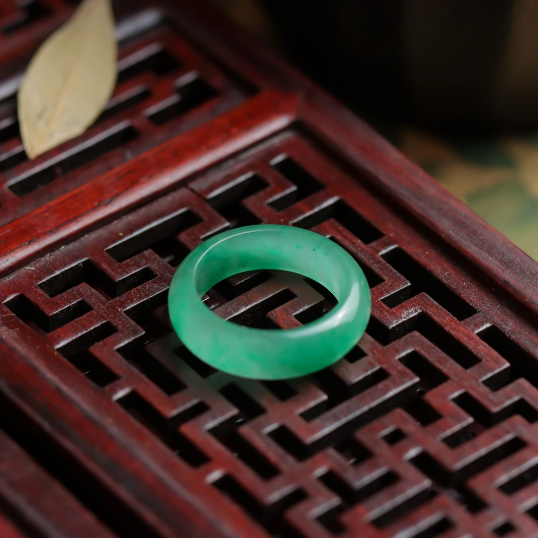 非洲翠戒圈复古百搭气质男女款戒指 赠皮绳（多样性发 发其一）