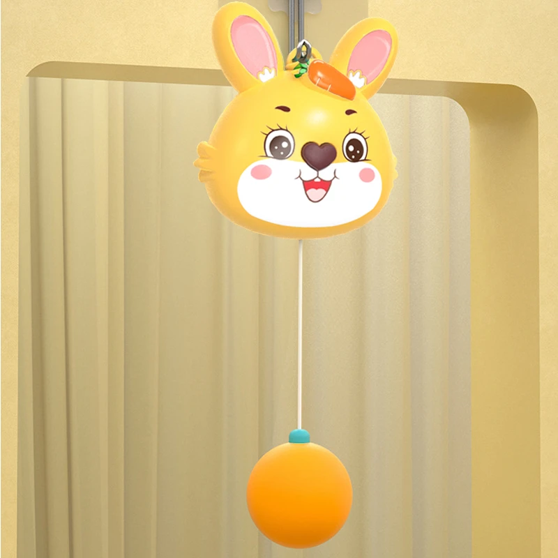 乒乓球儿童训练器悬挂式家庭家用玩具视力练习神器单人打回弹悬吊