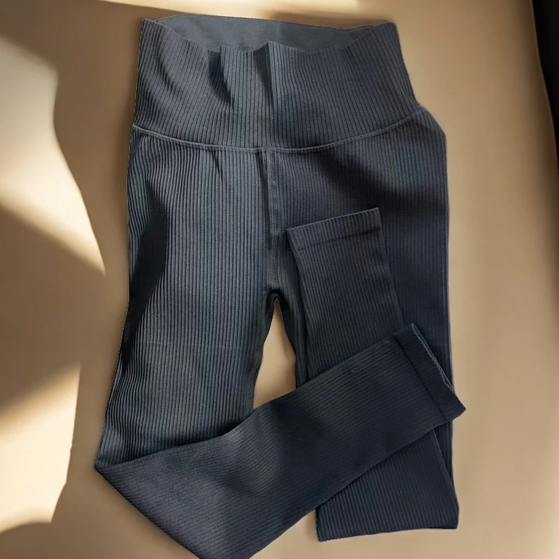 OA瑜伽裤运动裤螺纹款显瘦紧身弹力弹力