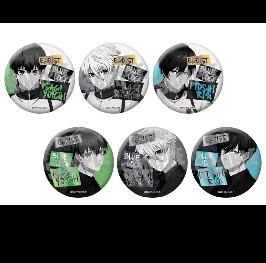 【蓝色监狱】蓝锁新浮雕运动吧唧 全6种 潮玩盲盒（默认代拆）