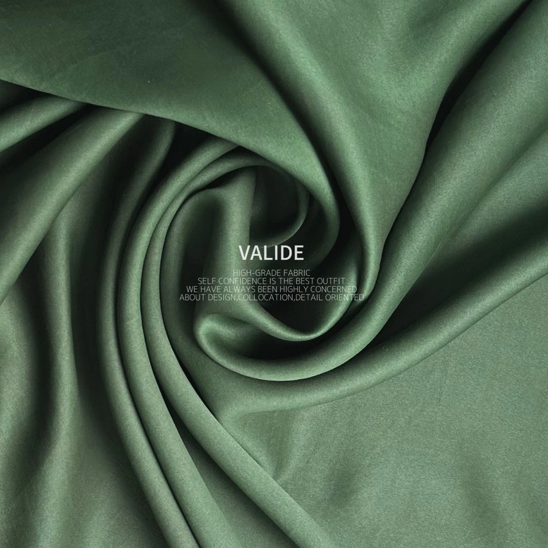 22姆米真丝面料桑蚕丝素色香云纱旗袍外套时装丝绸布料