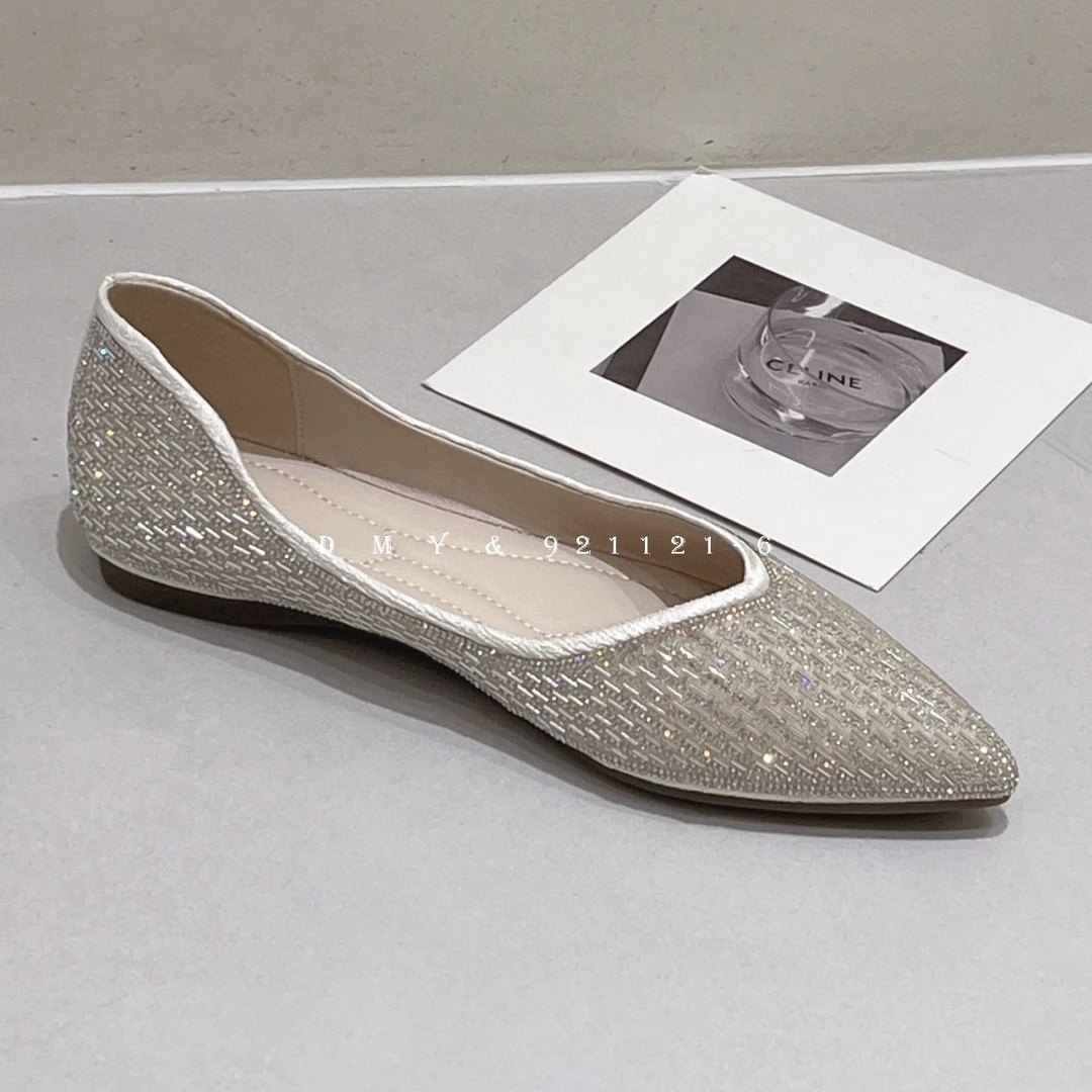 杜米亚新款玛丽珍甜心法式仙女满钻单鞋女D921121-6