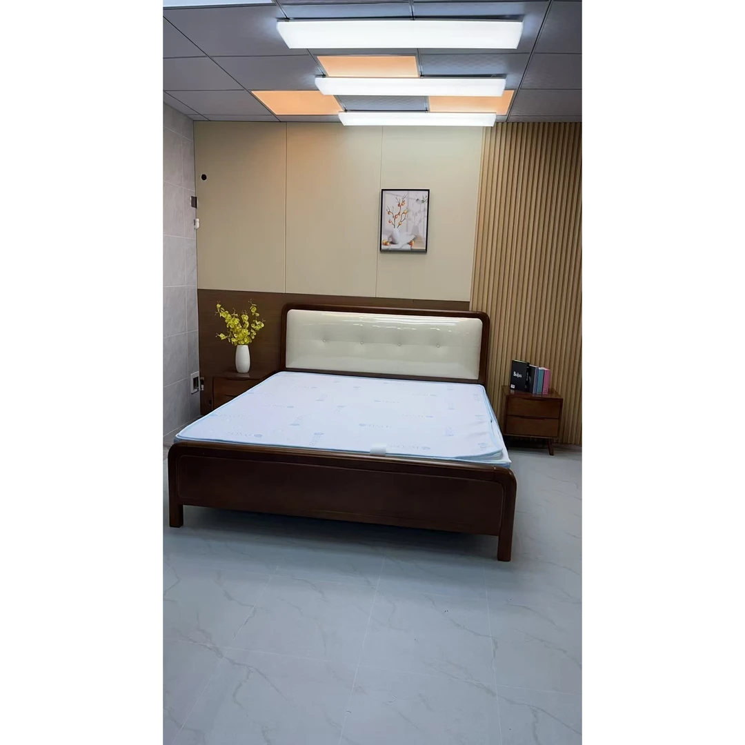 专属定制链接补差价专用链接新中式简约主卧单人北欧大床榉木成套