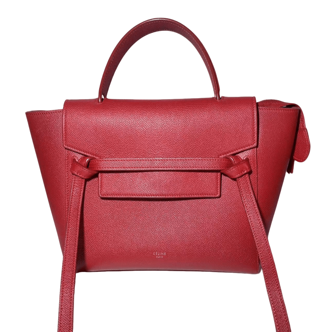 95新 Celine/思琳 Celine/思琳 红色鲶鱼斜挎包97新jm4031