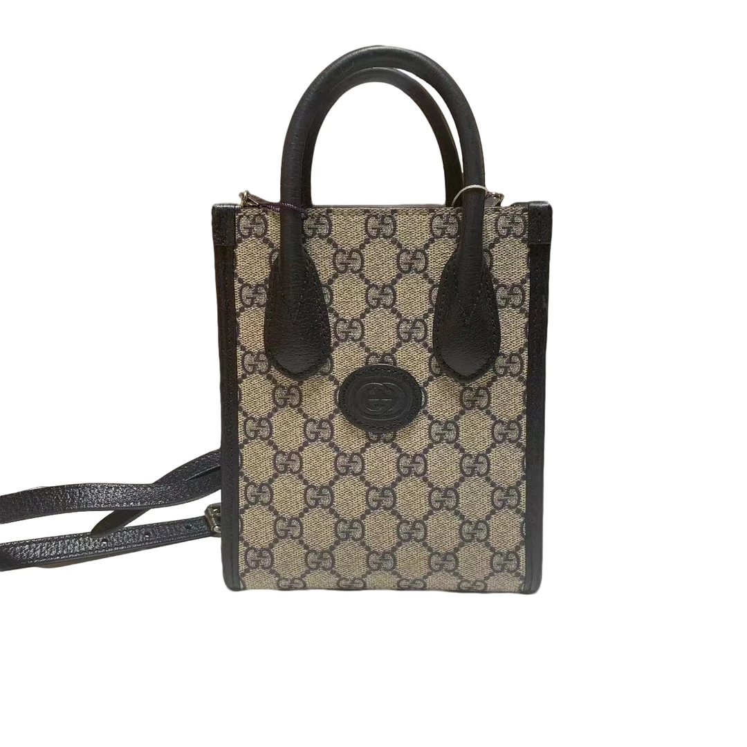 95新 GUCCI/古驰 GUCCI/古驰 老花琴谱mini斜挎包bwz10028