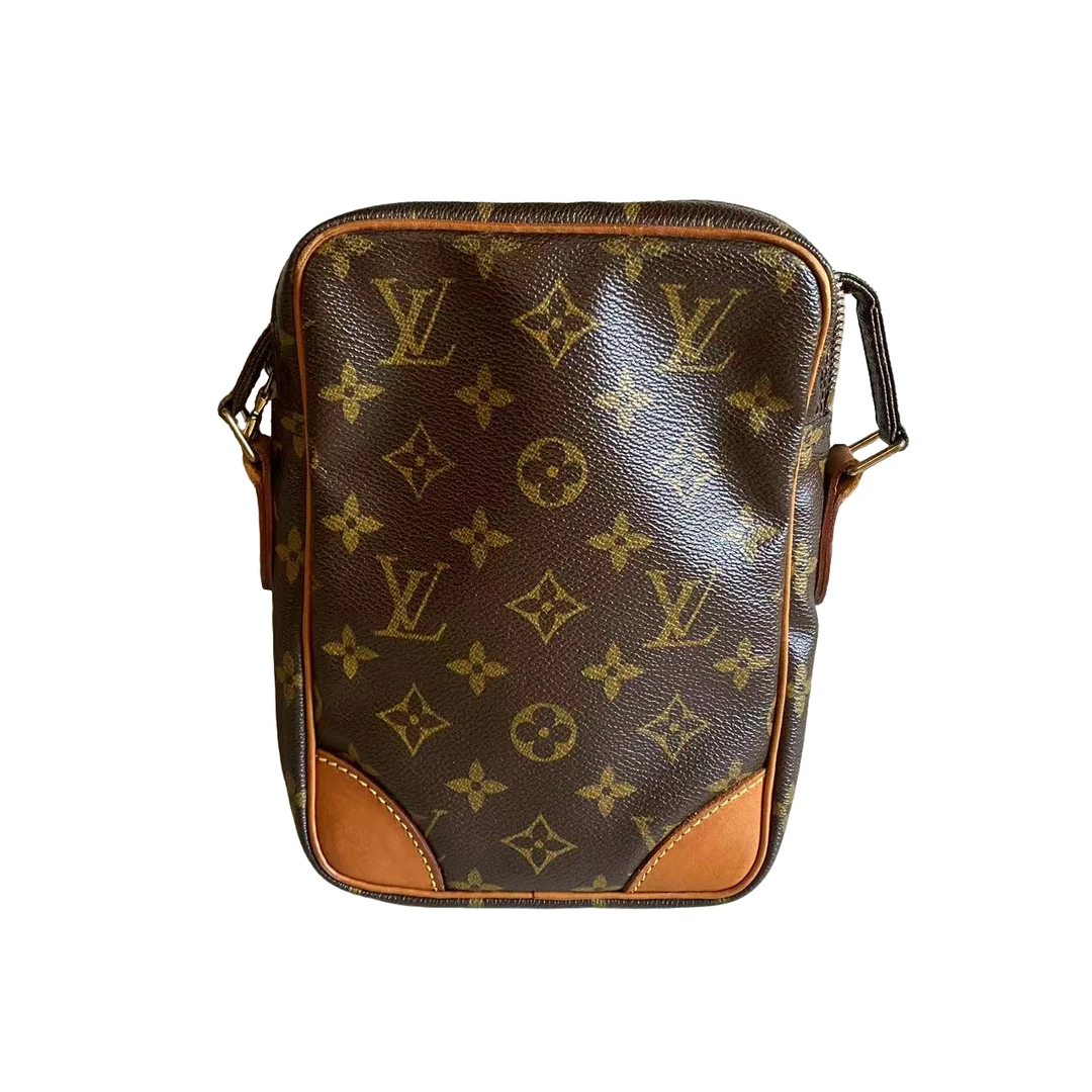 90新 LV lv 中古老花相机斜挎包