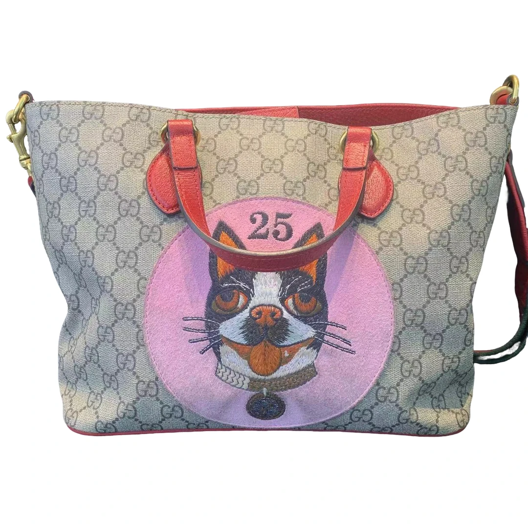 95新 GUCCI/古驰 GUCCI/古驰 tote单肩包97新bwz8653