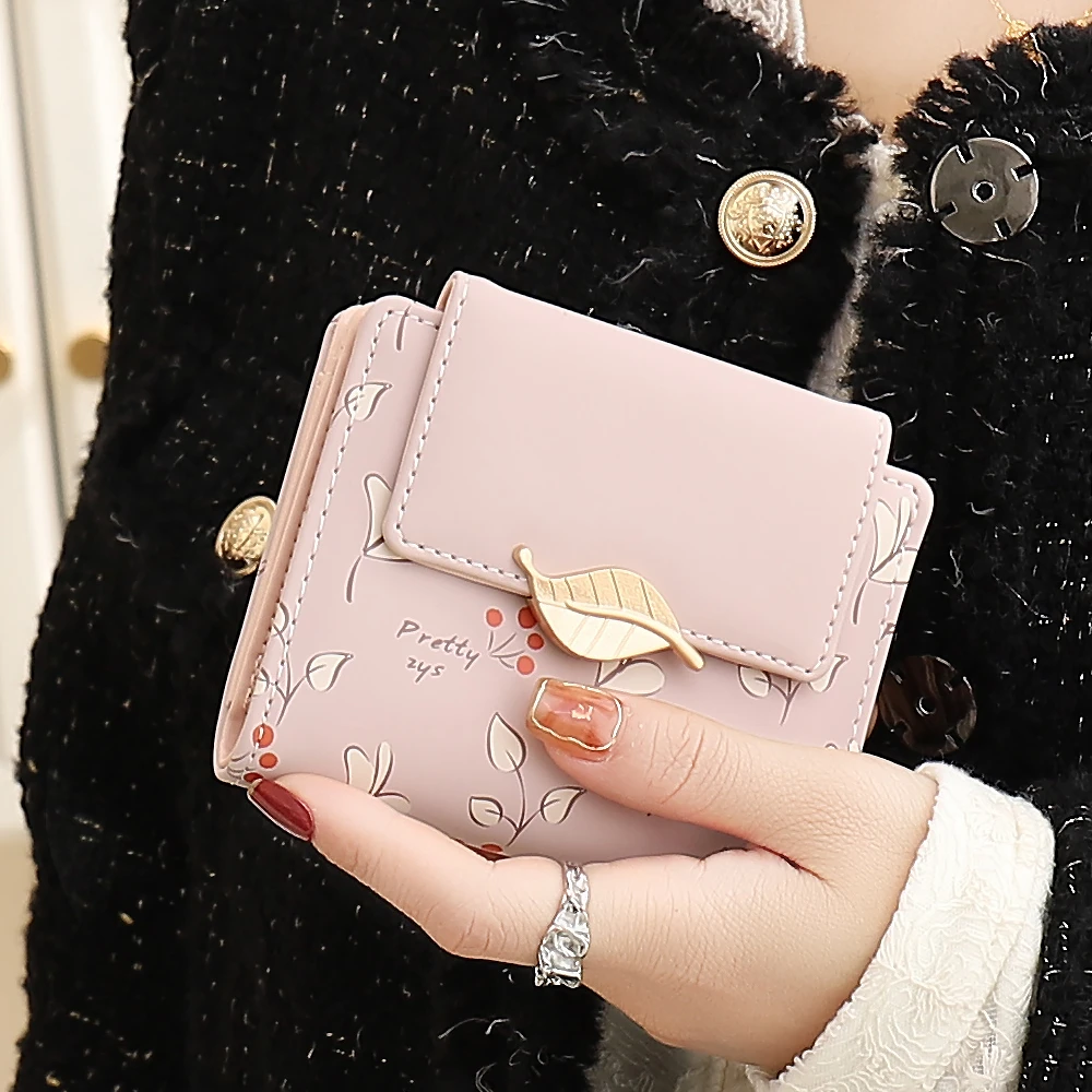 钱包女士2025新款钱夹可爱大学生零钱包时尚休息钱包卡包二合一