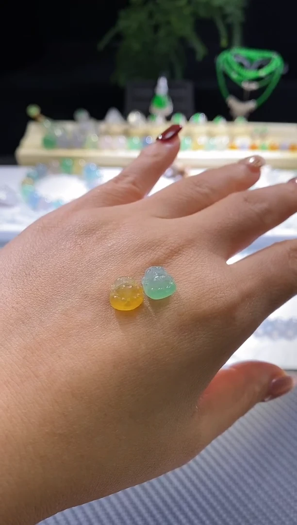 【闪购商品】翡翠单件未镶嵌两件精品